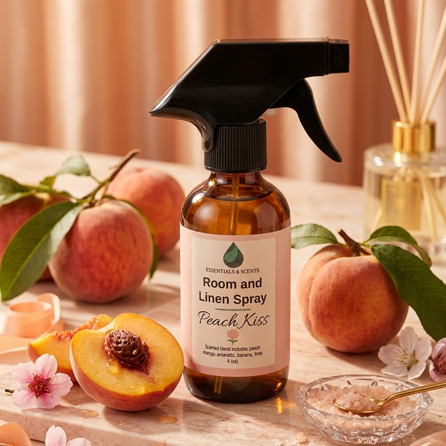 Peach Kiss - Room and Linen Spray (Home Comfort Collection, 4 oz.)